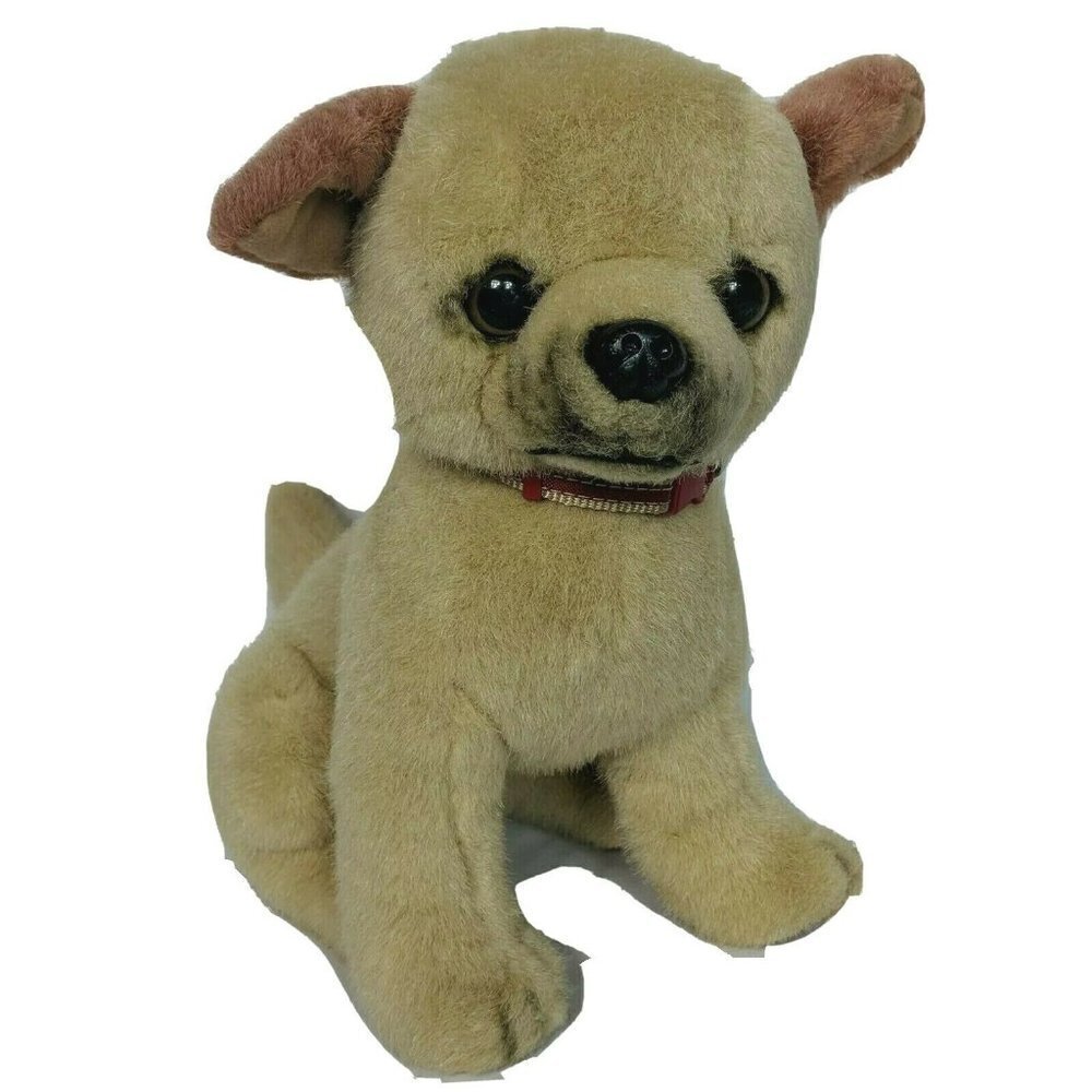 Martha Stewart Tan Puppy Dog Plush Stuffed Animal Fiesta
